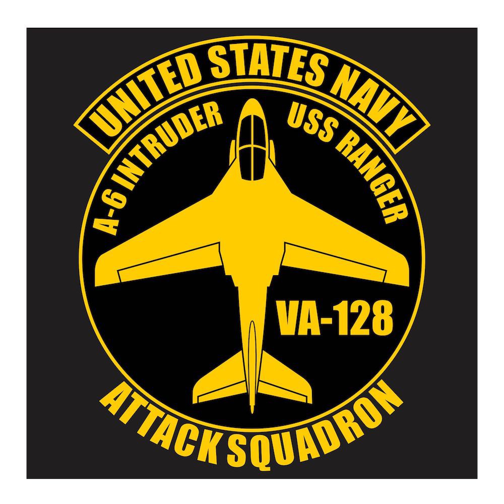 

US Navy A-6 Intruder VA-128 series 1 Cutting Sticker