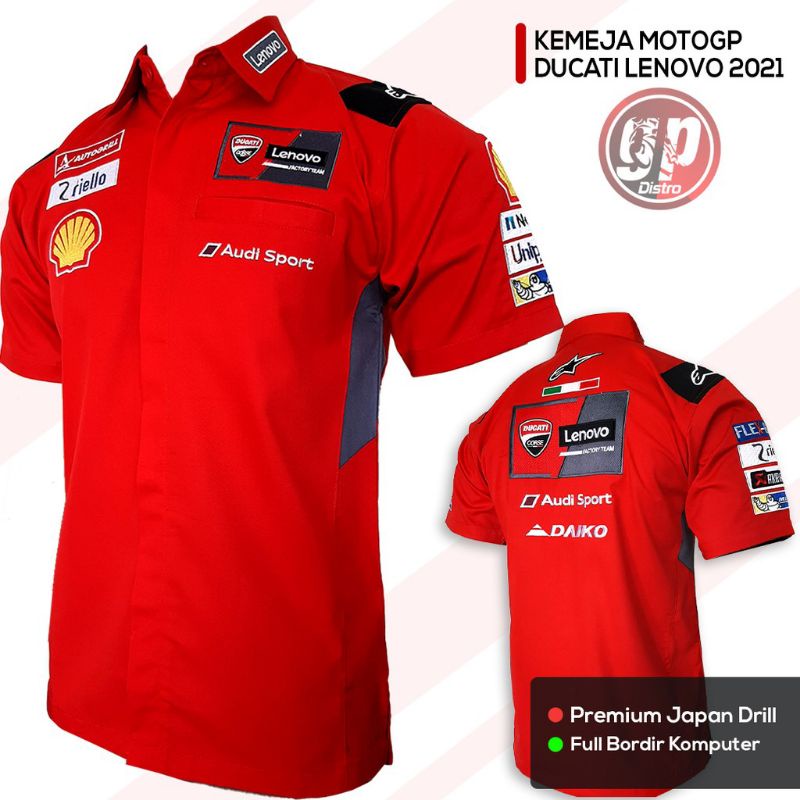 Kemeja Ducati Lenovo Motogp 2021