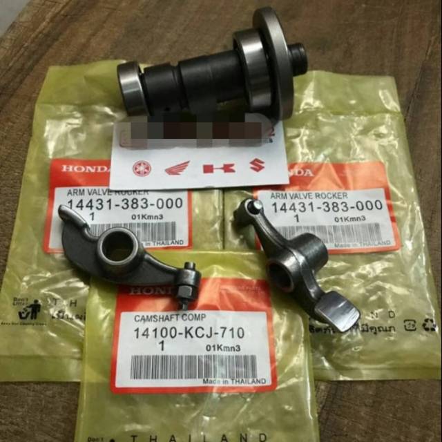 CAMSHAFT NOKEN AS PELATUK PIANO KLEP TIGER, MEGA PRO, GL PRO NEO TECH ASLI THAILAND
