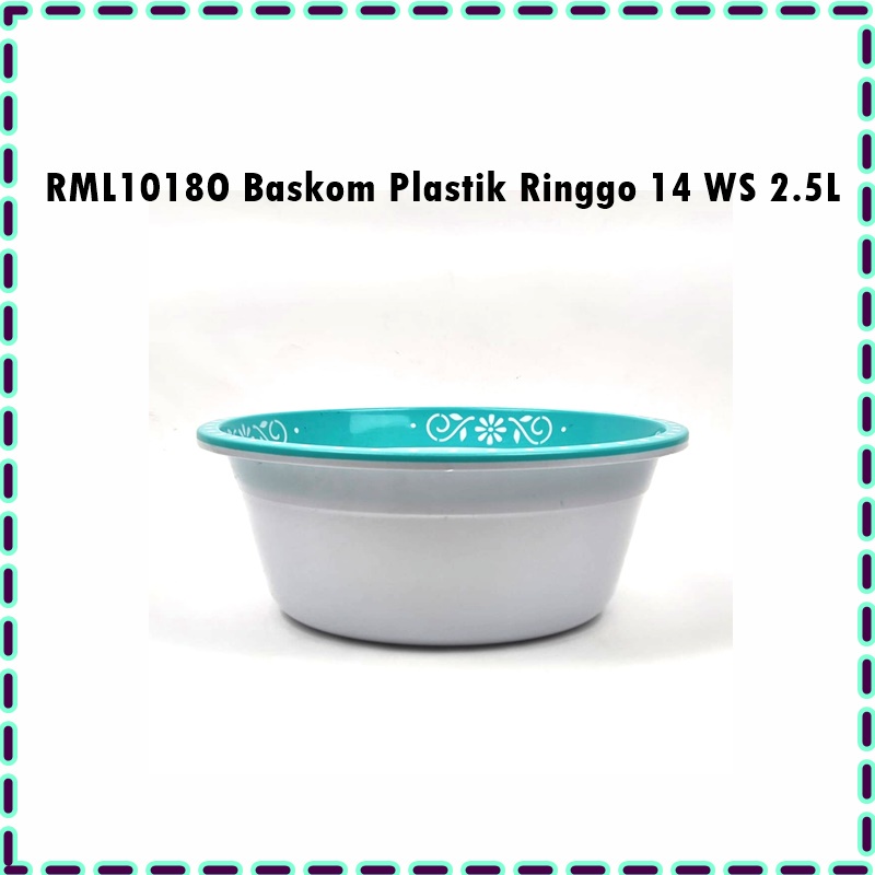 RML1018O Baskom Plastik Ringgo 14 WS 28cm 2.5L