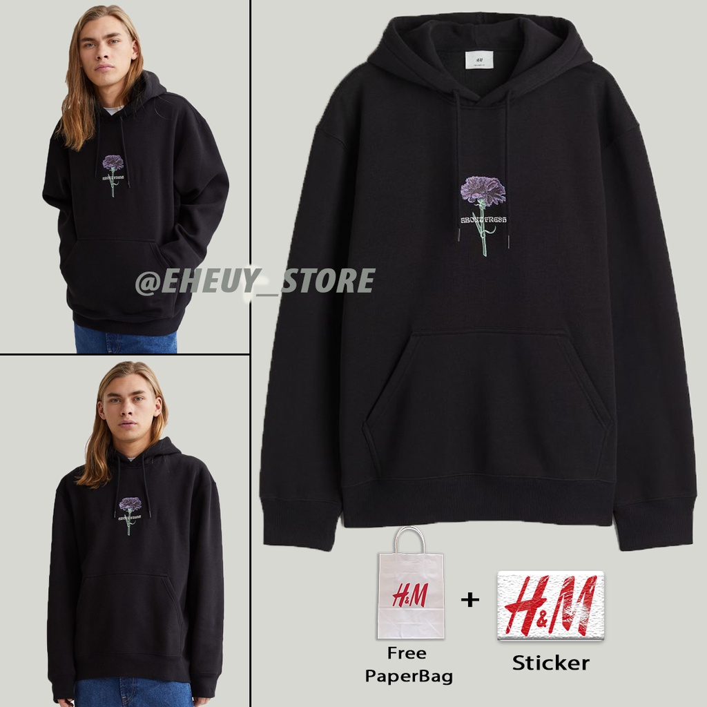 Hoodie H&amp;M About Fresh Tag DIVIDED 100% ORIGINAL Hoodie Pria Wanita Simple