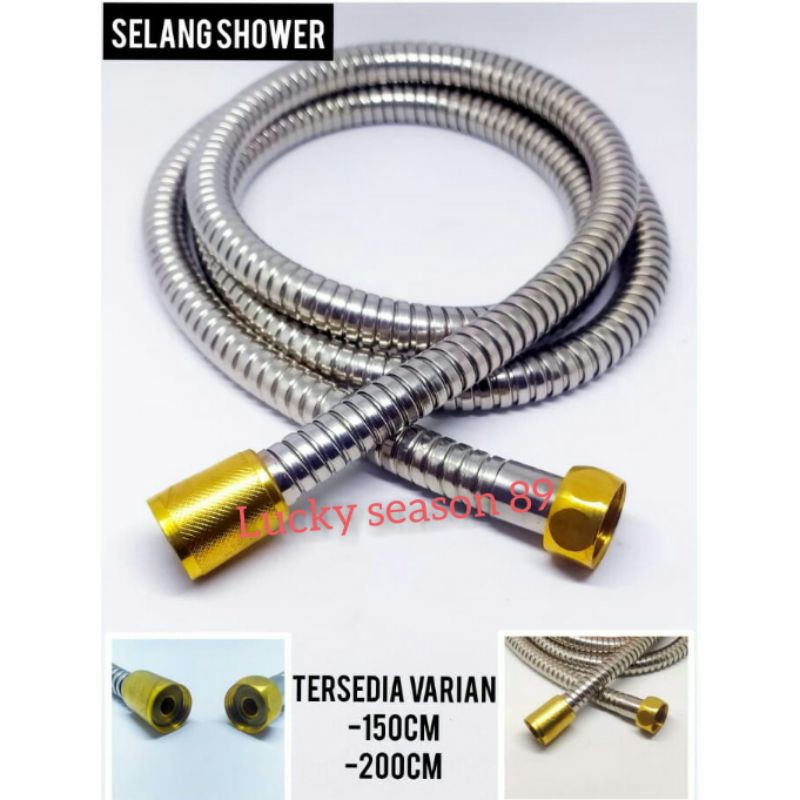 Selang Shower Tersedia 2 Ukuran 150cm-200cm Kuningan Asli Selang Shower Selang Jet Shower