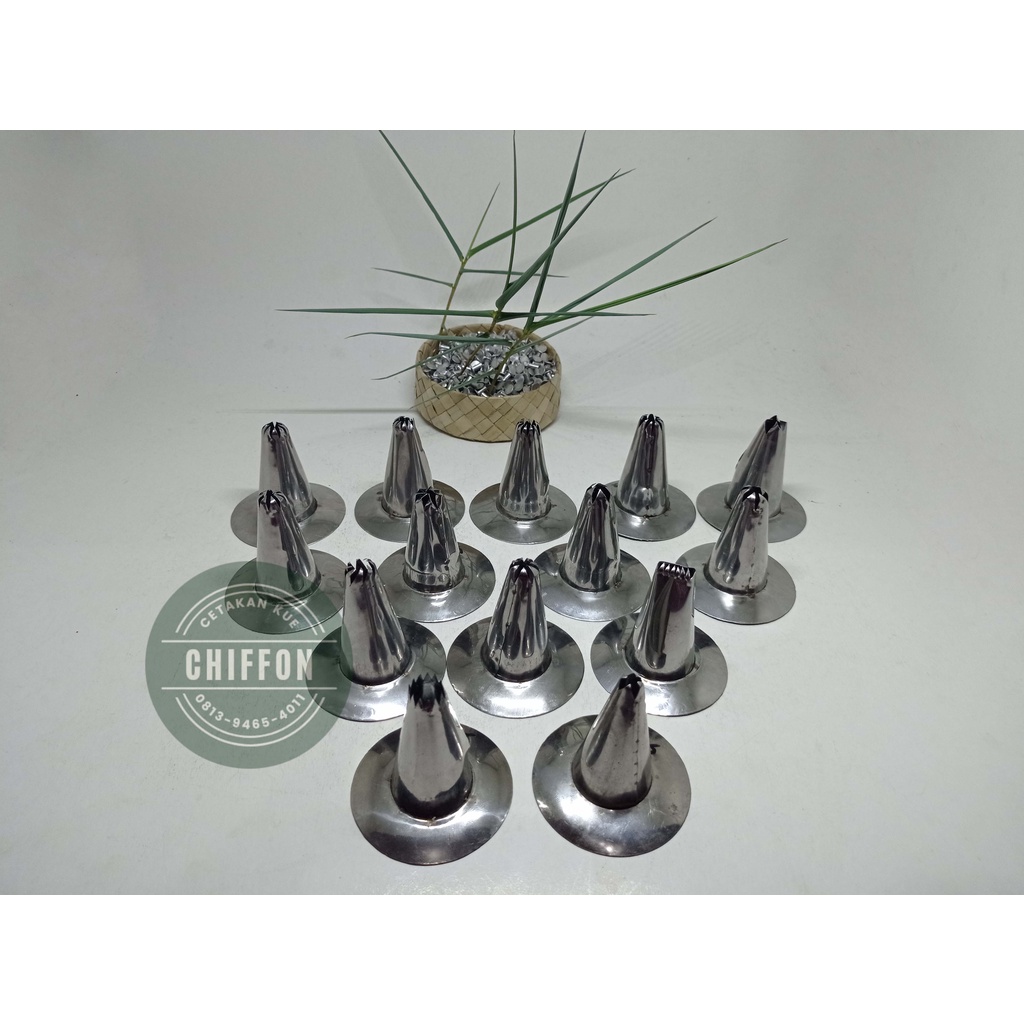 spuit topi / cetakan kue kering mawar / cetakan churros