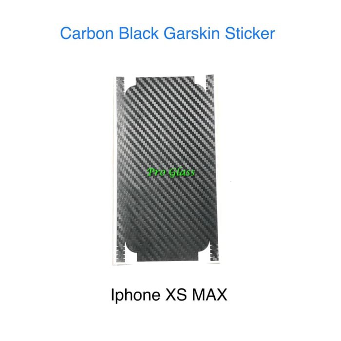 Iphone X / XS / XR / XS MAX CARBON BLACK Skin / sticker / garskin case cover PREMIUM