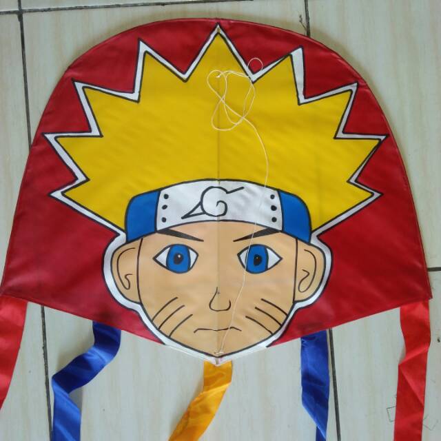 Layangan Hias Gambar Kartun Naruto Grosir Layangan Hias Murah Shopee Indonesia