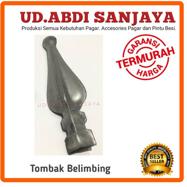 Ornamen Pagar Tombak Belimbing Besi Tempa