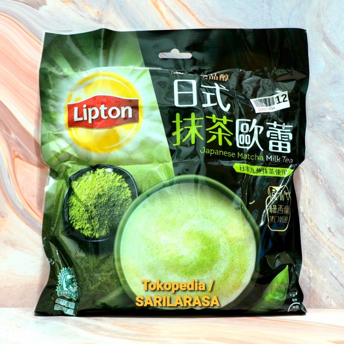 

Milk Tea Series!! Lipton Japanese Matcha Milk Tea 3in1 Teamix