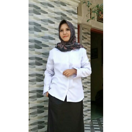 Kemeja/Baju Putih Magang,Baju Kemeja Wanita, kemeja Putih wanita, Kemeja Formal Wanita/ Baju Kantor,