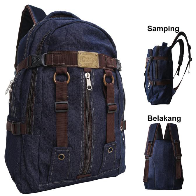 Great Stuff Tas Ransel Distro Jeans Fashion Pria Wanita Keren Sekolah Kuliah Kerja