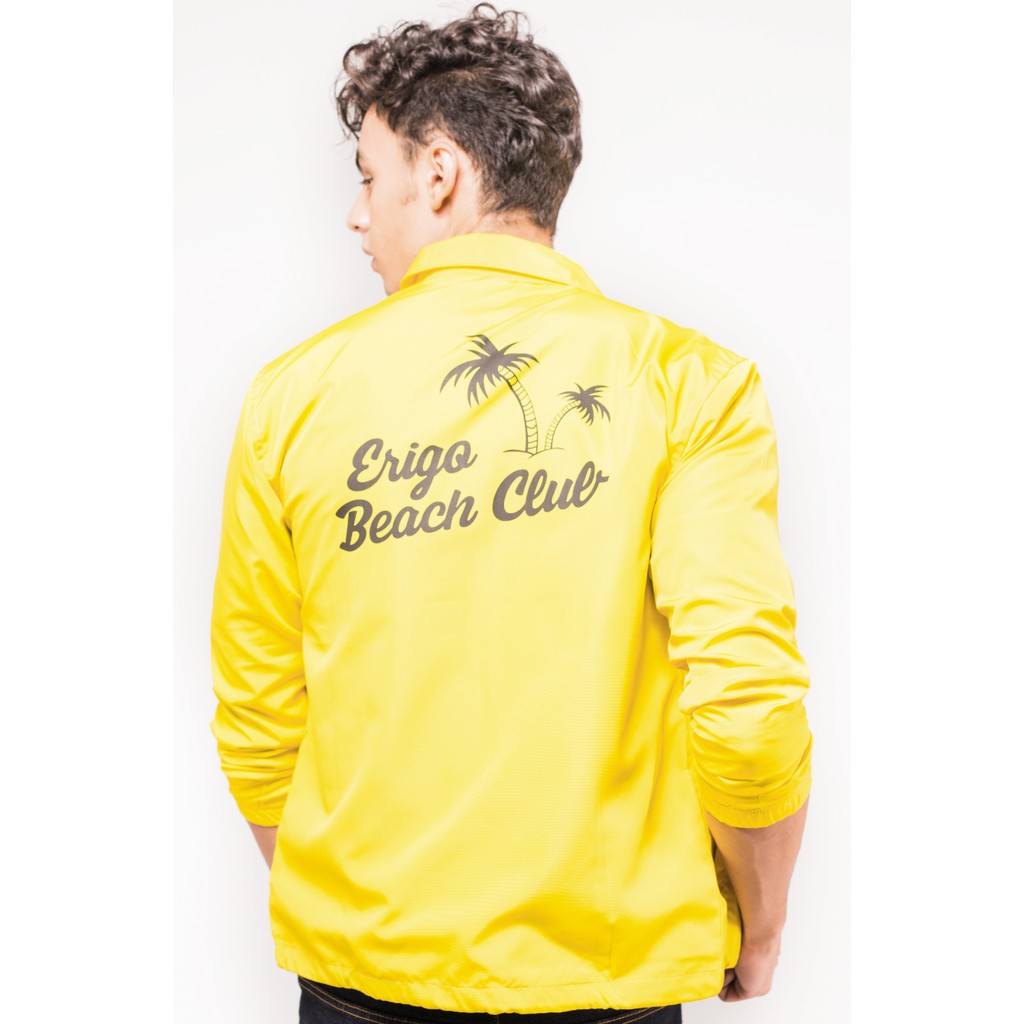  Erigo  Jaket Coach Jacket BEACH CLUB YELLOW Unisex 