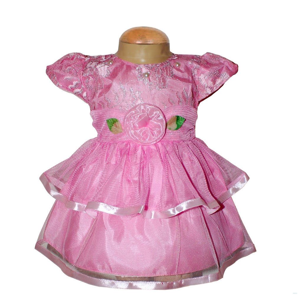 Dress Kids Dahlia/Baju Terusan Dress Anak Bayi 1th/Pakaian Anak Bayi Perempuan/Gaun Pesta Anak Kecil