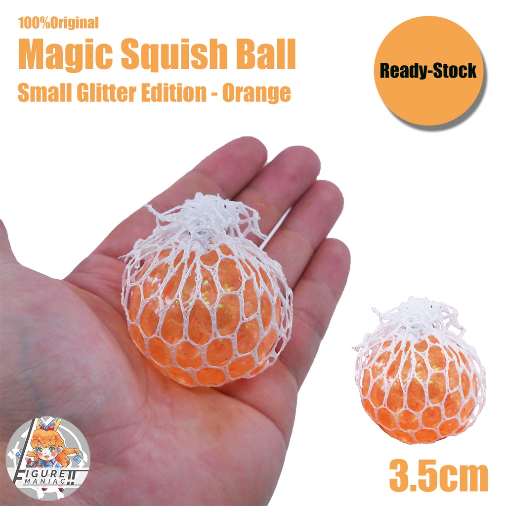 Mainan Anak - Magic Squishy Ball Small Glitter Edition 3.5 Cm