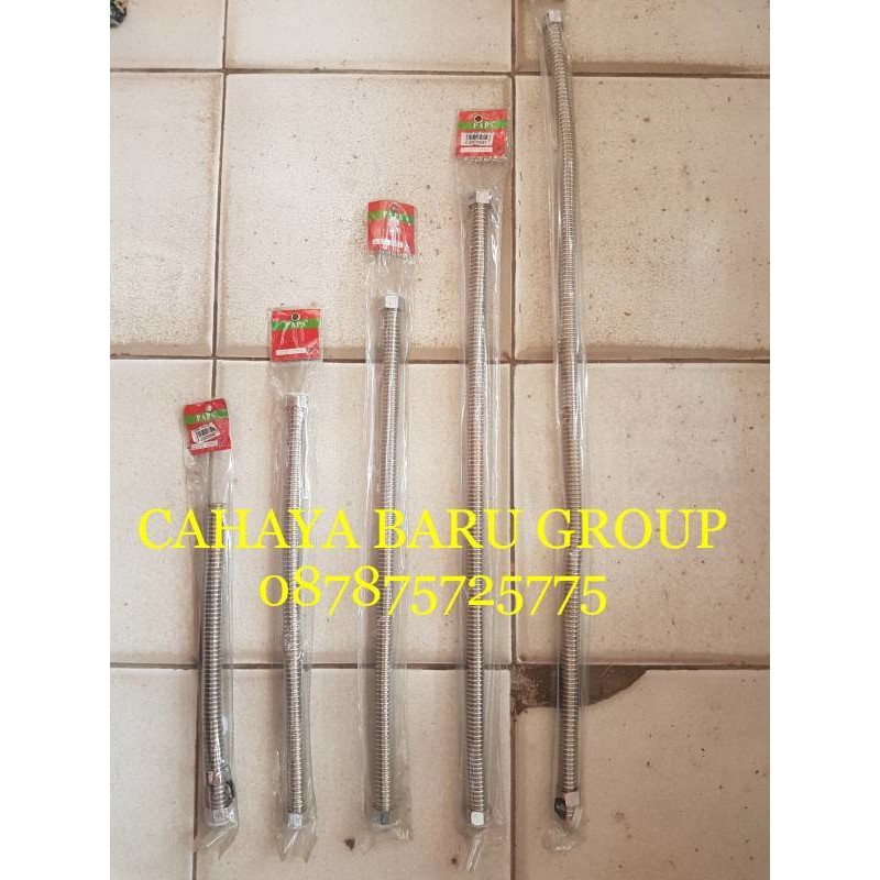 SELANG FLEXIBLE AIR PANAS KAKU PAPS 50 CM