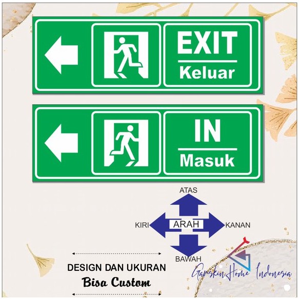 

STIKER MASUK ATAU STIKER KELUAR