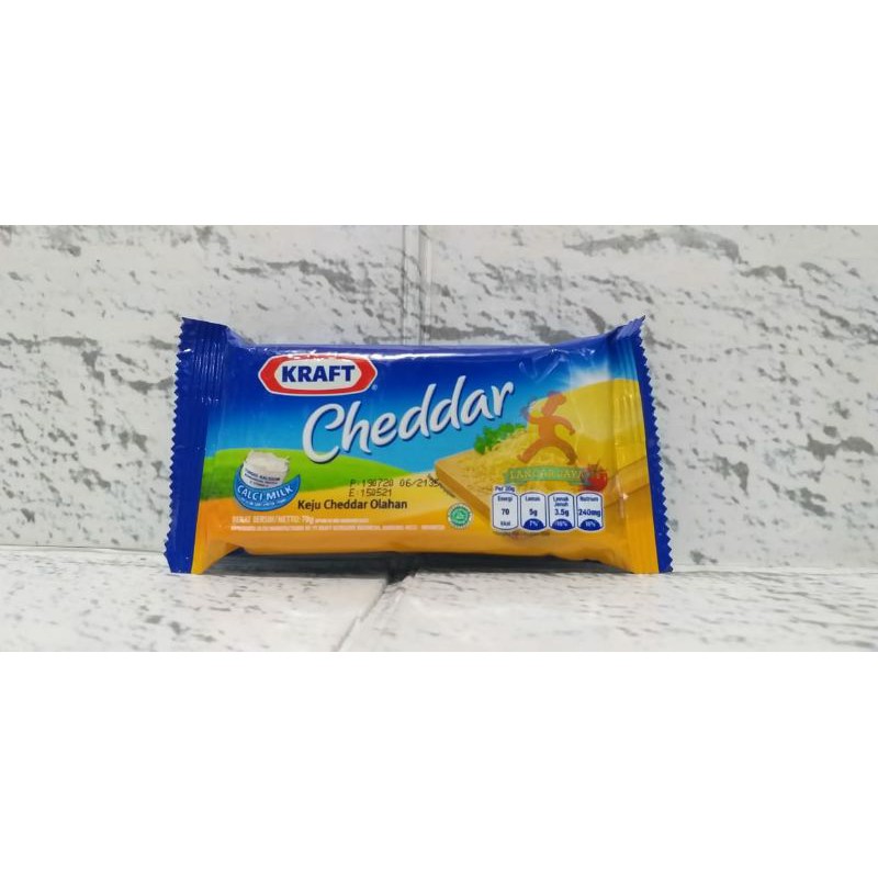 

Kraft Cheddar Keju 75gr