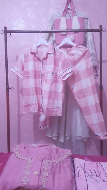 Gantungan Baju / Hanger Kayu Putih Dewasa