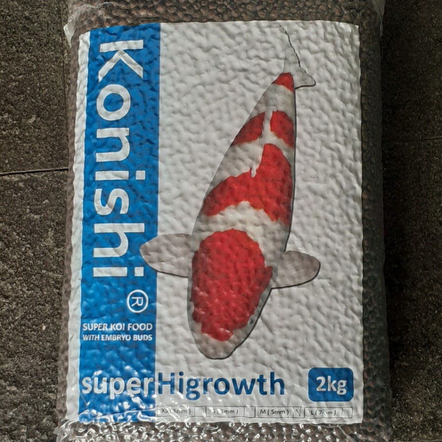 Konishi 2kg Super Hi Growth Floating 2 kg Pakan Makanan Pelet Ikan Koi