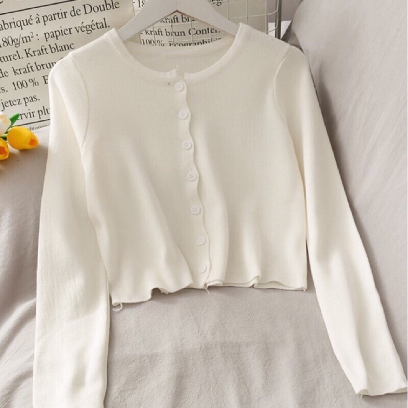 BAILEY CARDI RAJUT / ANGEL BOTON SKIRT / CARDIGAN CROP TOP