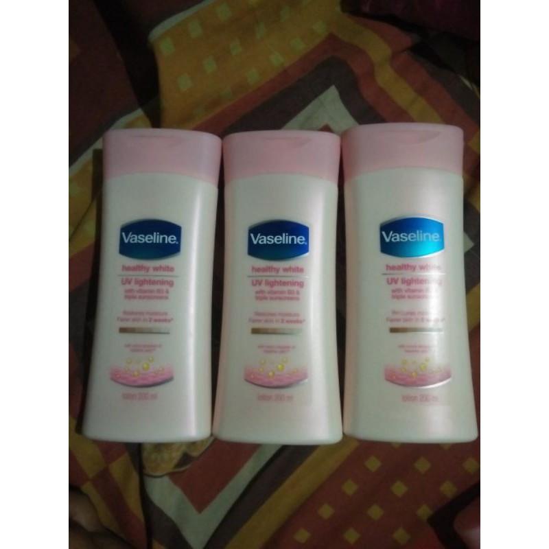 vaseline pink 200ml handbody lotion