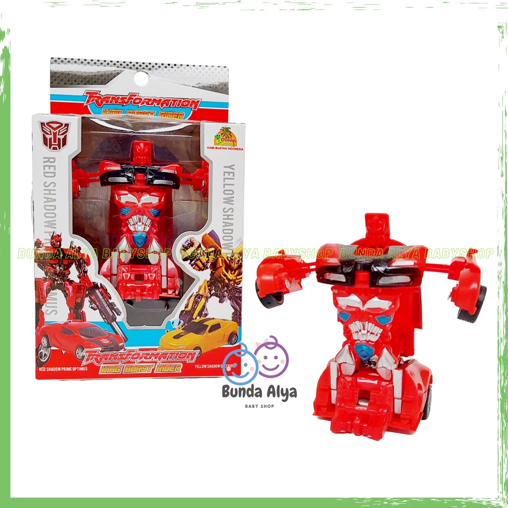 Mainan Mobil Robot 2in1 - Mainan Anak Laki Robot Transformer -Mainan Robot Bisa Berubah Mobil - Mainan Anak SNI
