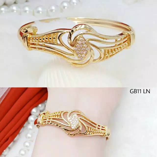 Gelang xuping lapis emas 24k