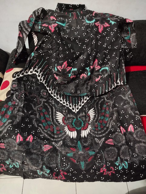 Gamis Batik Manggar, Padi,sekar,cantik,kubis,kipas,daun,kupu,