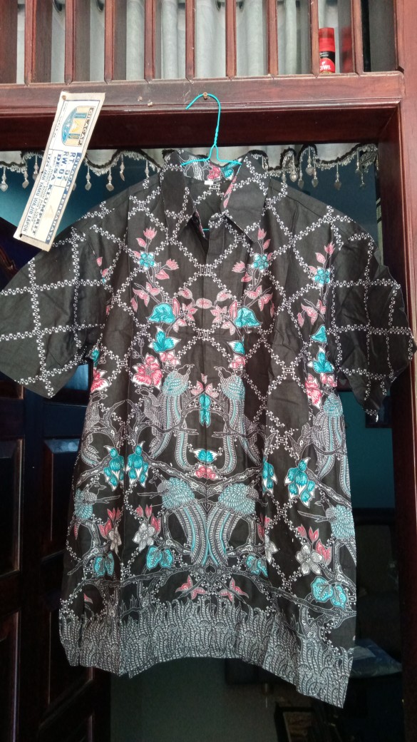Batik Couple Keluarga Sania Ruffle Ori Ndoro Jowi Dnt Motif  Jaring& Bunga Termurah Shopee