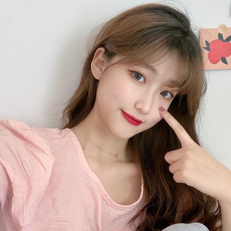 Kalung Wanita,Korea Manik Bulat Fashion,Liontin Rantai Perhiasan,Wanita Aksesoris Fashion