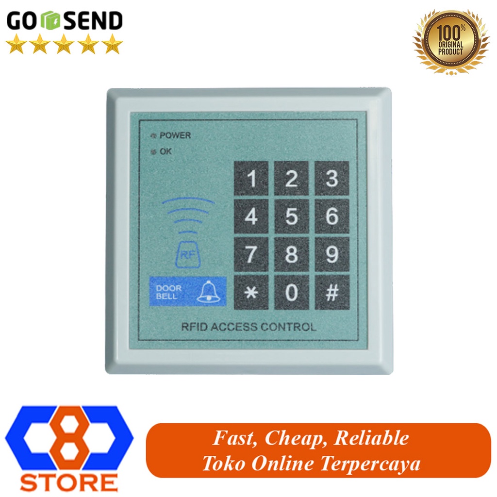 AKSES KARTU PIN ACCESS CONTROL RFID CARD 125KHZ SOLUTION MG236