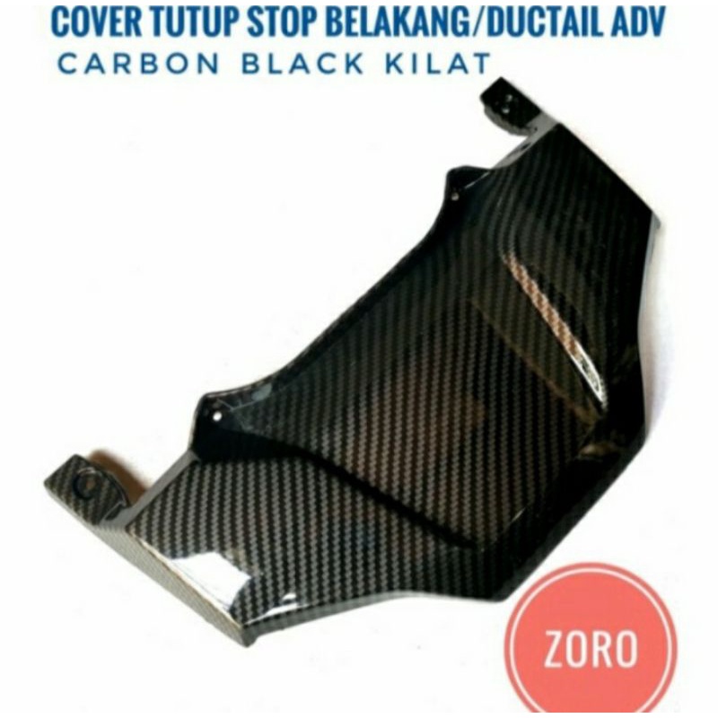 Ductail ADV 150 Carbon Cover tutup atas lampu belakang ADV 150 zoro