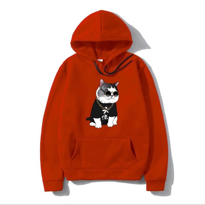 COD/DS/SWEATER HOODIE KUCING CAT size (M-L-XL)