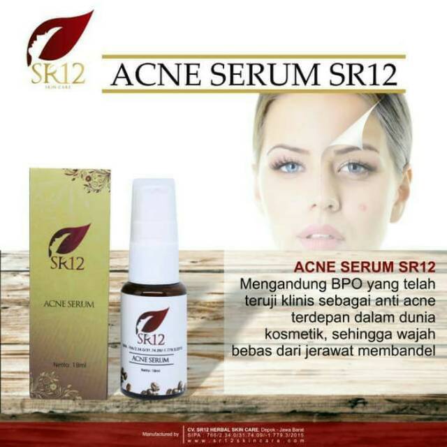 Acne Serum SR12 BPOM ORIGINAL