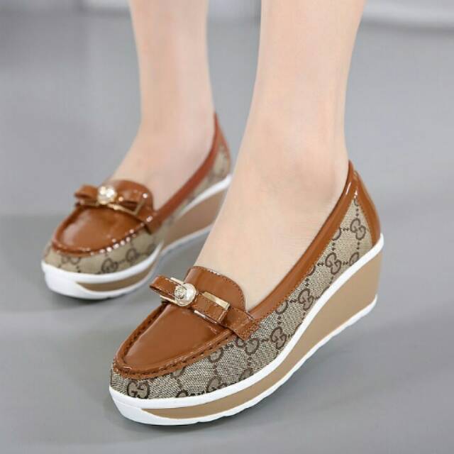 Sepatu Wedges GUCCI