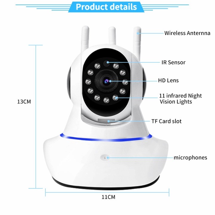 IP cctv ip cam v380pro 8mp wifi full hd 1080p 3antena wireless terbaru sudah bisa support Lan wifi