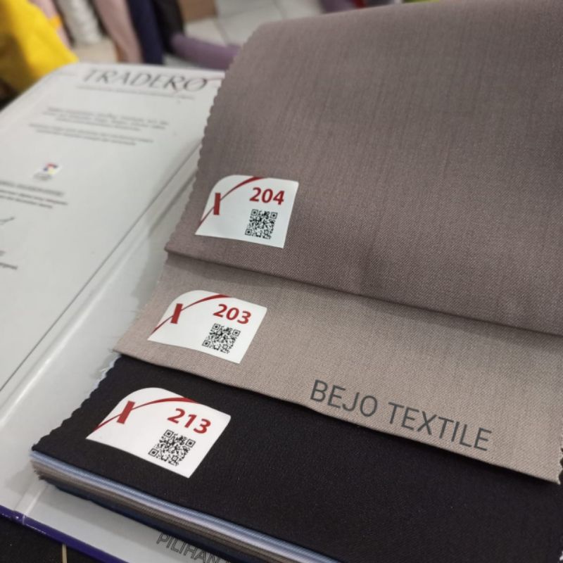 kain seragam Polri Tradero Maxistyle mechanical stretch wool sensation