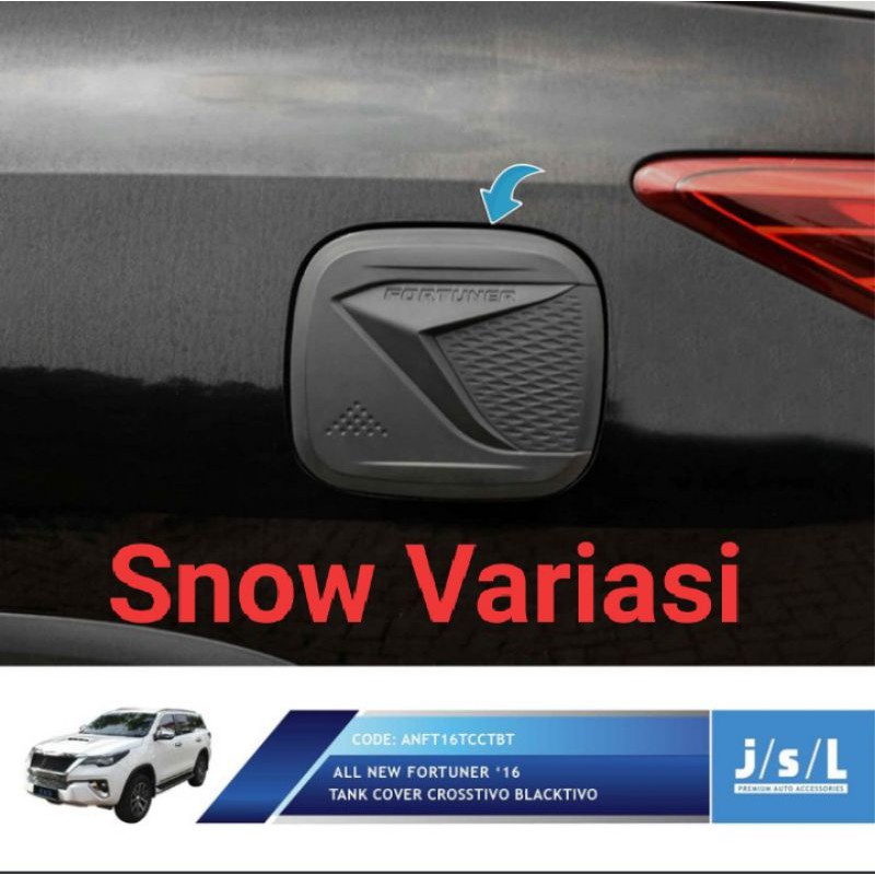 All New Fortuner tutup tangki mobil tank cover crosstivo black JSL