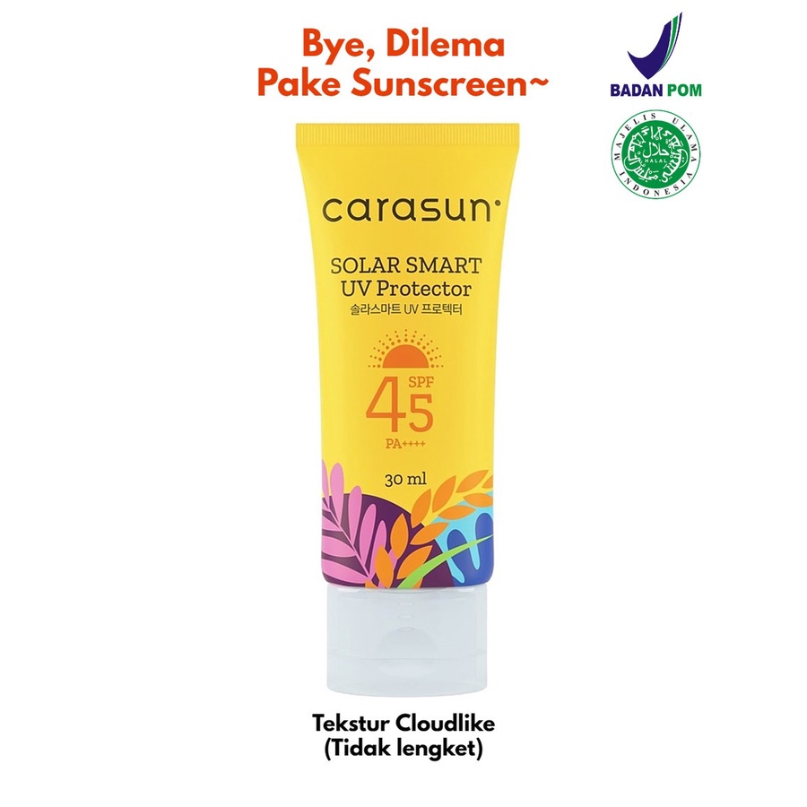 Khas Jaya Carasun Solar Smart UV Protector 30 ml BPOM Sunblock