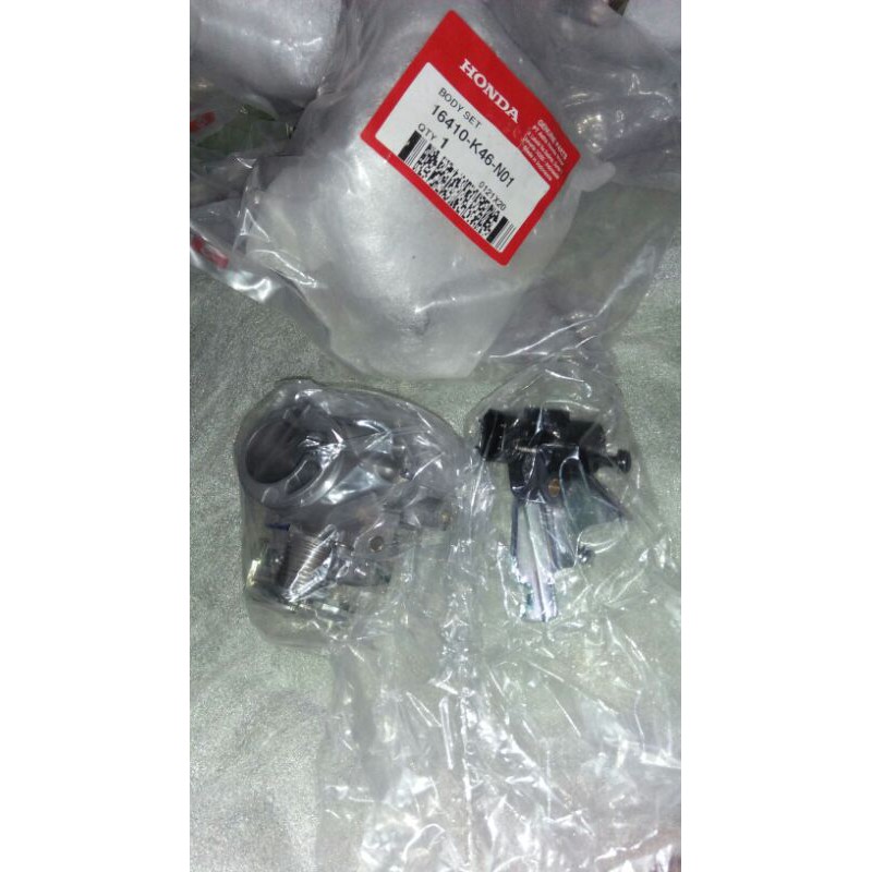 throttle body set beat fi sensor tps vario fi body sett scoopy fi orysinil ahm honda