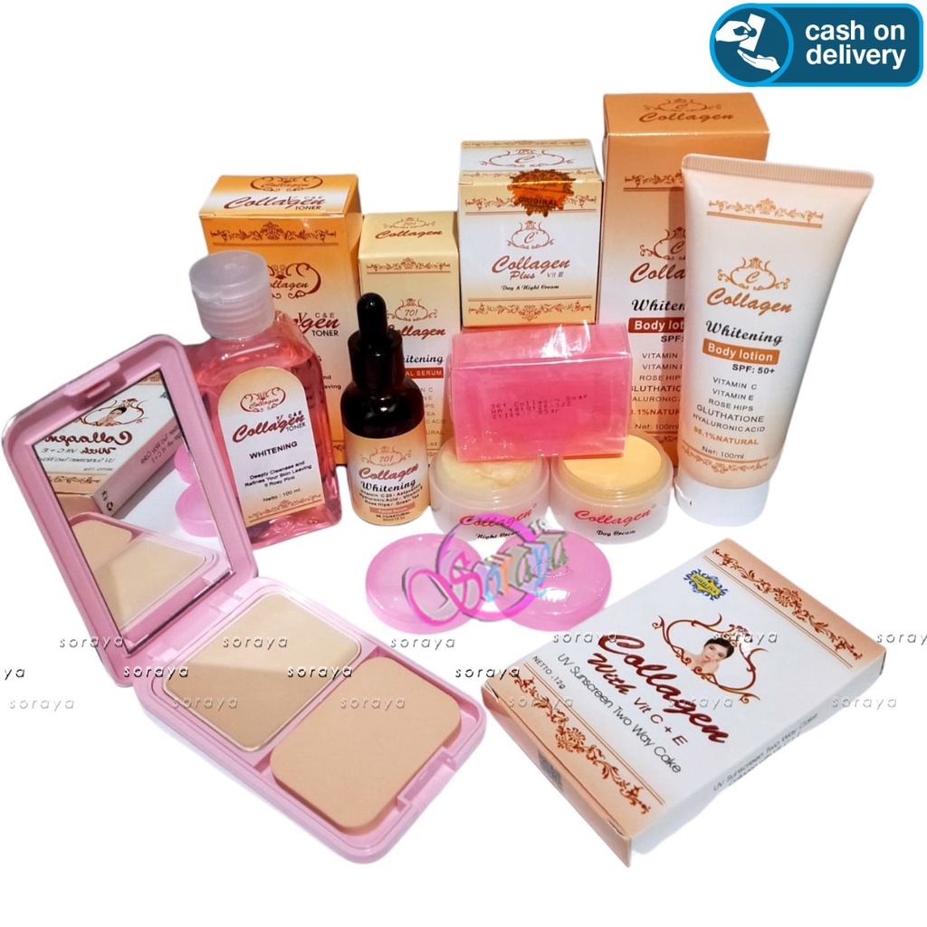 Paket Super Lengkap Collagen Original 7 in 1 - Paket Perawatan Kulit Wajah Collagen Original 7 in 1 