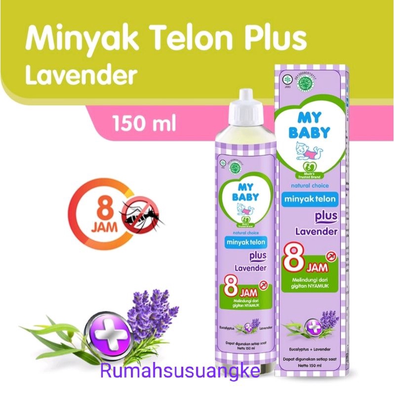 My baby minyak telon plus lavender 60ml,90ml,150ml