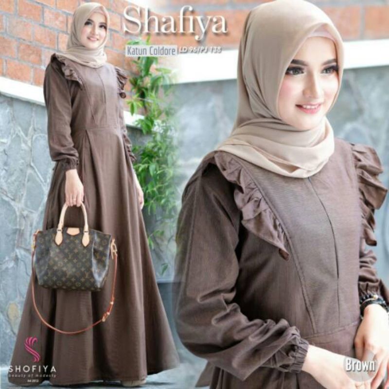 Shafiya dress fashion muslim wanita