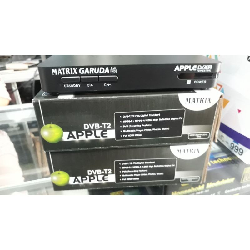 setopbox Setop BOX STB DVB T2 Antena TV UHF Digital Matrix Garuda Bukan Evinix