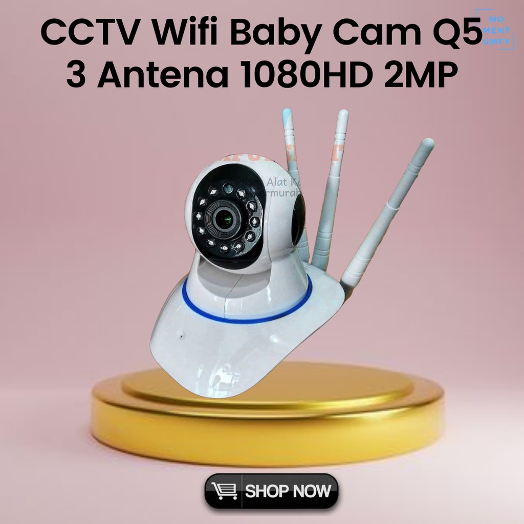Paket CCTV IP Kamera Camera Pengawas Pengintai Pengaman Keamanan Tersembunyi CCTV 3 Antena Wifi Keci