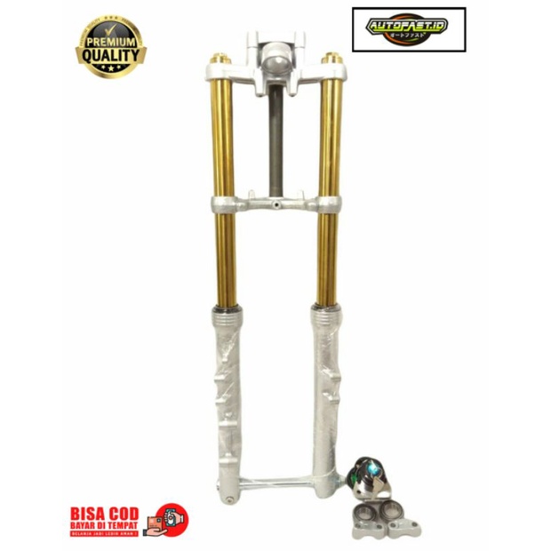 SHOCK SKOK SOK DEPAN NINJA AS GOLD SET KUNCI PNP HONDA CB MEGAPRO TIGER GL HEREX FORK ASSY FULL SET