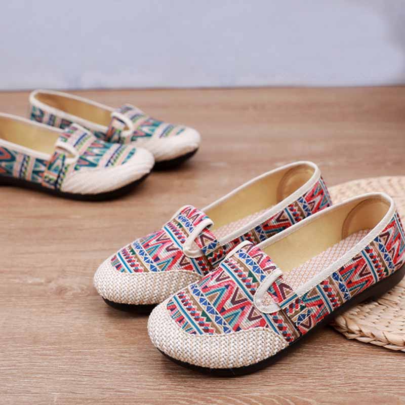 Sepatu Fashion Wanita Flatshoes Motif - 1608