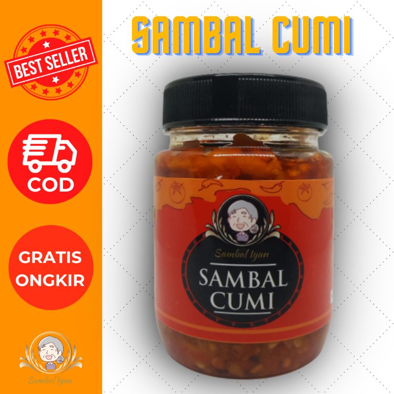 

Sambal Cumi Asin Pedas Sambal Iyun / Sambel Cumi pedas Best seller / Sambal Cumi asin SAMBAL IYUN