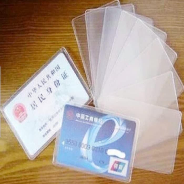 

Plastik Pelindung Ktp-Atm-Kartu - Bening Isi 5 Pc