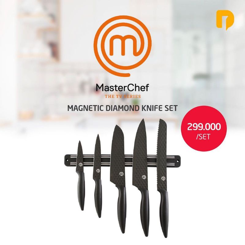 Master Chef Magnetic Diamond Knife set