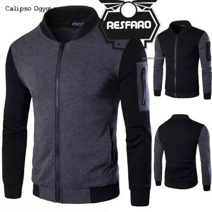 jaket pria semi kulit / jaket harian / jaket motor
