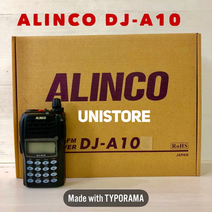 StarSeller Handy Talky HT Alinco DJ-A10 / Alinco Dj A10 VHF